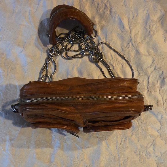 Alexander Wang Brown Leather Messenger Bag - Picture 2 of 7